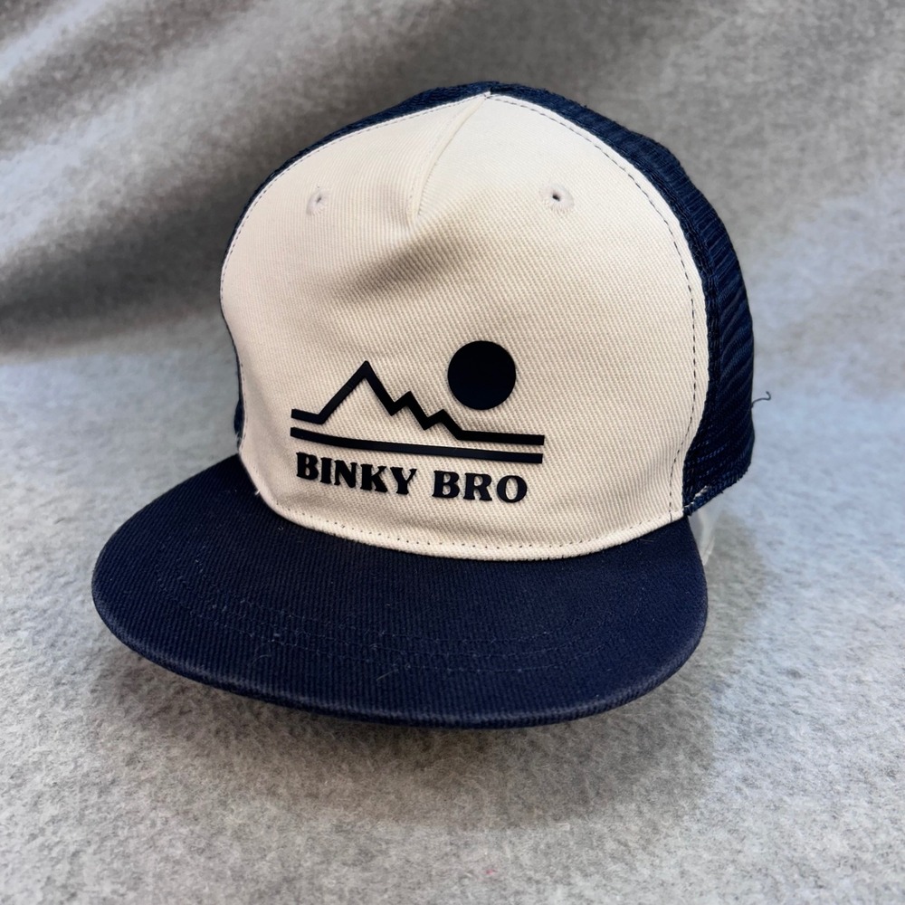 Mountain Sun Toddler Navy Binky Bro Trucker Hat Snapback Mesh Cap Toddler